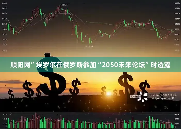 顺阳网”埃罗尔在俄罗斯参加“2050未来论坛”时透露
