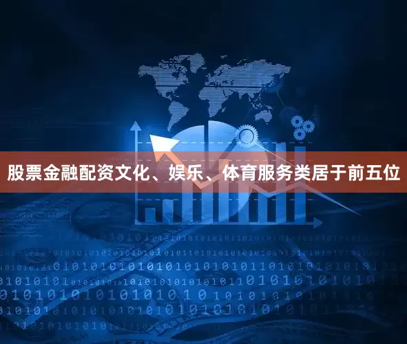 股票金融配资文化、娱乐、体育服务类居于前五位