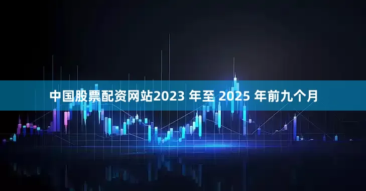 中国股票配资网站2023 年至 2025 年前九个月